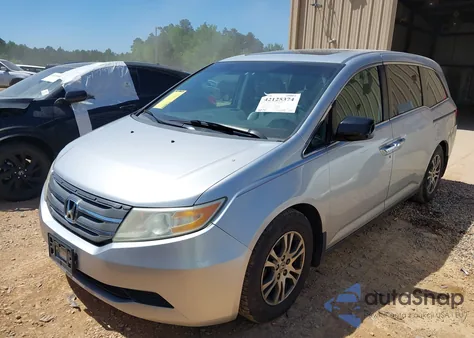 2012 Honda Odyssey Ex-L из США, поврежденный, VIN 5FNRL5H65CB147666